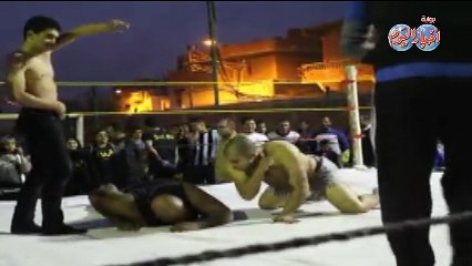 أول عرض لمصارعة المحترفين المصرية