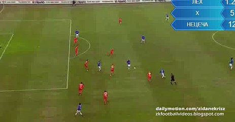 1-0 Szymon Pawlowski Goal - Lech Poznan v. Termalica 14.02.2016