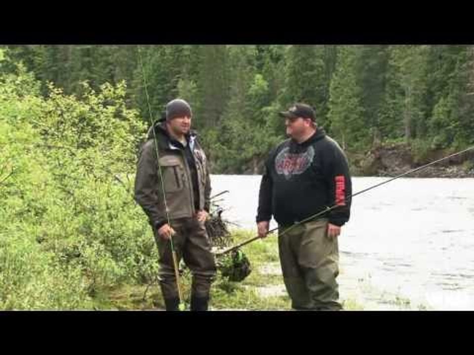 Fishing for Chinook Salmon On Skeena River