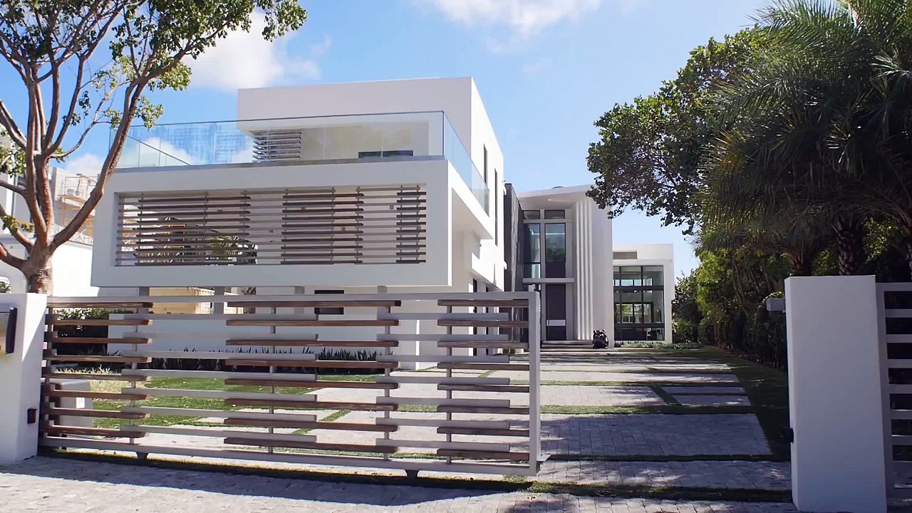 Современный шикарный дом в Майами-Бич, Флорида