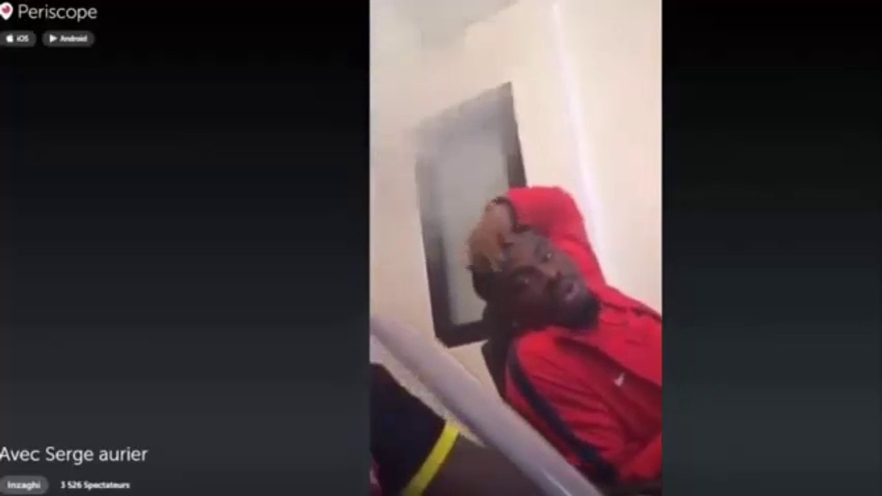 Serge Aurier Clash Laurent Blanc sur Périscope - PSG | T. Silva, Z. Ibrahimovic, Sirigu/Trapp | FULL VIDEO