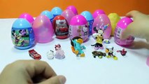 Play Doh Peppa Pig Kinder Surprise eggs Barbie Frozen Mickey Mouse Disney Cars Spongebob