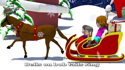 Jingle Bells Jingle Bells | 3D Christmas Songs for Kids