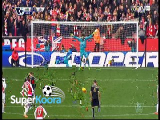 اهداف مباراة ( ارسنال 2-1 ليستر سيتي ) الدوري الانجليزي