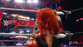 Becky Lynch vs. Sasha Banks: Raw, January 25, 2016