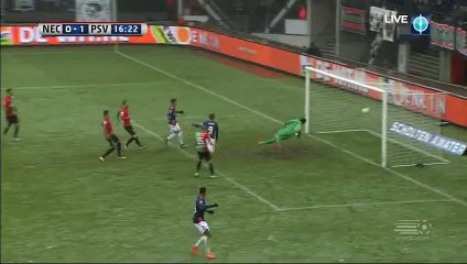 Luuk de Jong Goal - Nijmegen 0 - 1 PSV - 14-02-2016