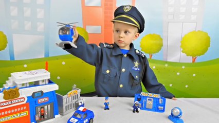 Полицейский Даник и детская форма полиции - Видео для ребёнка