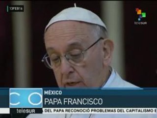 Francisco llama a obispos mexicanos a no minimizar al narcotráfico