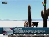 Argentina: Congreso propone ley para impulsar la explotación del litio