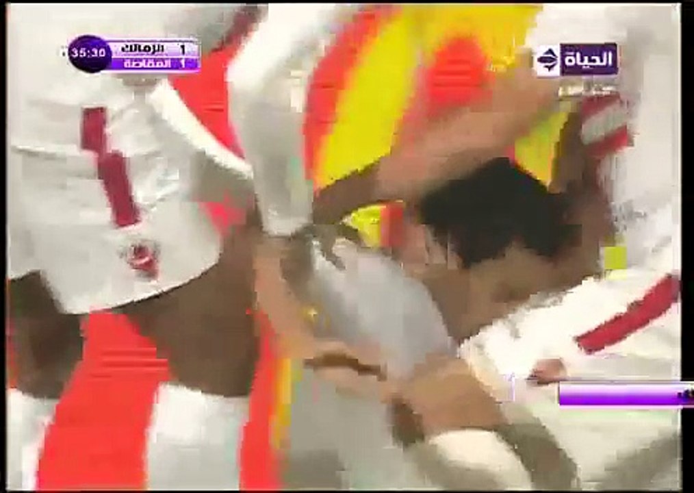اهداف مباراة الزمالك ومصر المقاصة  2-2 فى الدور الأول من الدورى المصرى 2016