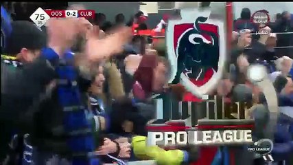 0-2 Hans Vanaken Goal Belgium  Jupiler Pro League - 14.02.2016, KV Oostende 0-2 Club Brugge
