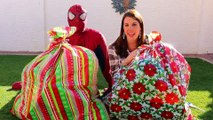 GIANT SURPRISE TOYS CHRISTMAS BAGS! Balloons, Blind Bags, Cars Toys & Barbie DisneyCarToys
