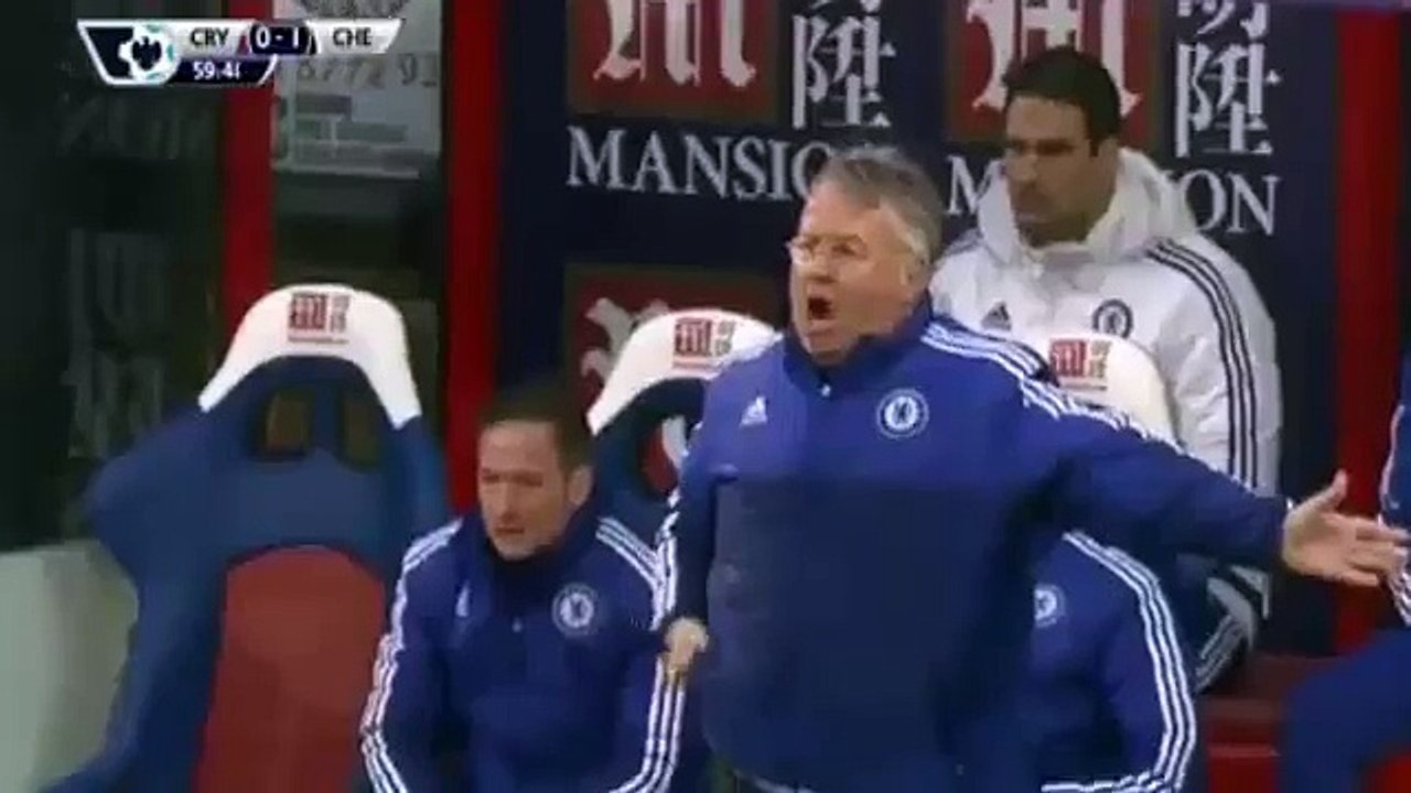 Кристал Пэлас 0-2 Челси - Гол Виллиана  АНГЛИЯ- Премьер-лига 03-01-2016