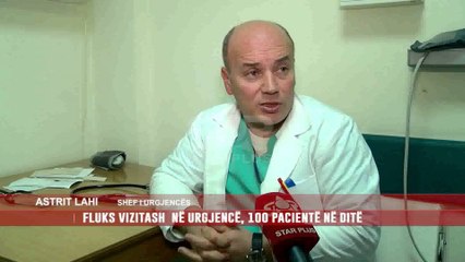 FLUKS VIZITASH NË URGJENCË, 100 PACIENTË NË DITË
