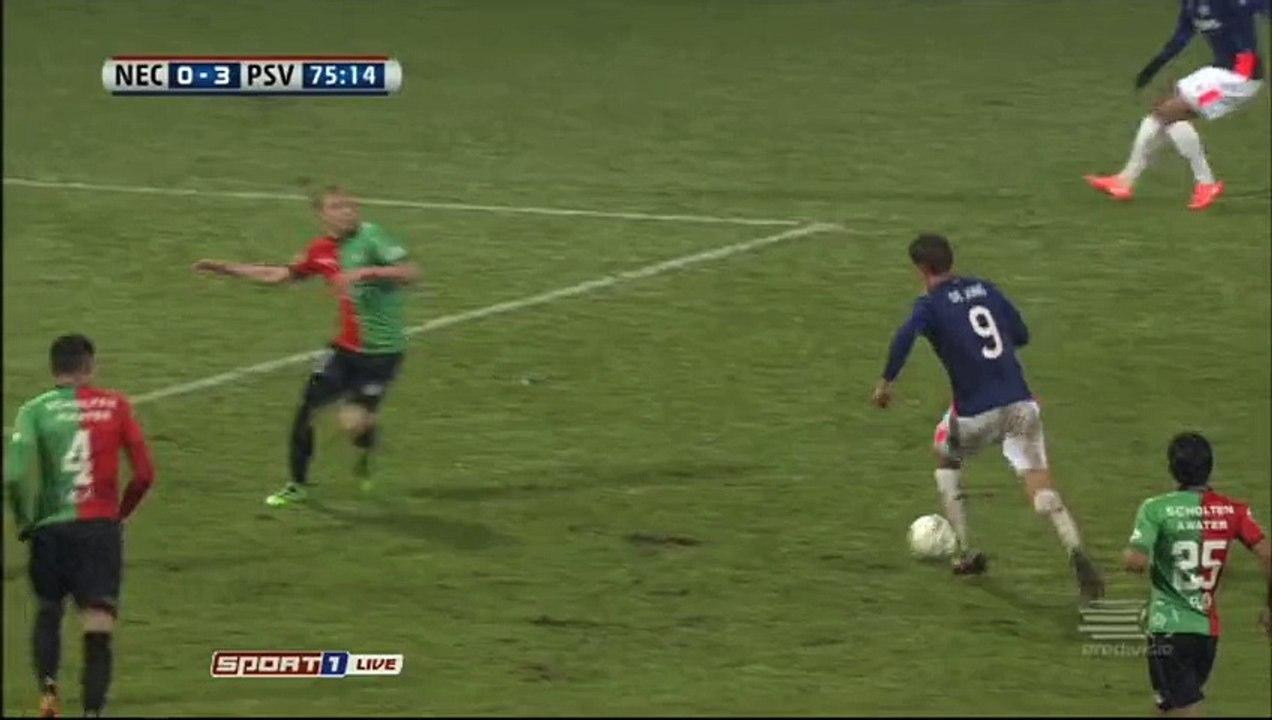 Marco van Ginkel Goal HD NEC Nijmegen 0-3 PSV Eindhoven  Eredivisie 14.02.2016