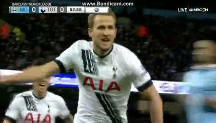 WOOW KANE SUPER  GOAL  0-1 MANCHESTER CITY  VS TOTTENHAM 14-02-2016