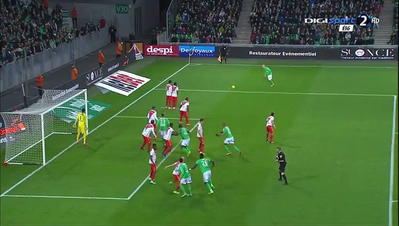 Moustapha Bayal Sall Goal HD  - AS Saint-Étienne 1-0 AS Monaco -14.02.2016