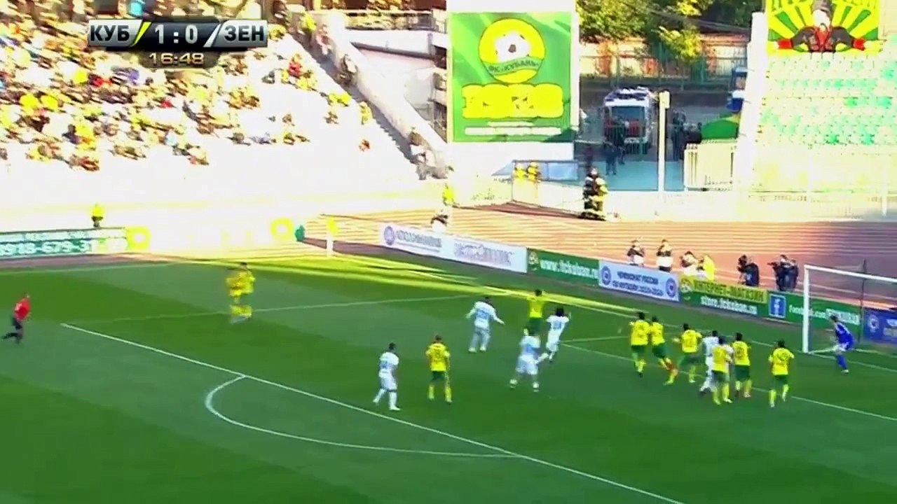 Кубань 2-2 Зенит   Российская Премьер Лига 2015- 16   12 й тур Обзор матча