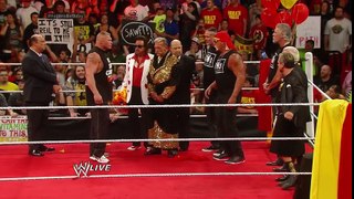 Brock Lesnar crashes Hulk Hogan's birthday celebration_ Raw, Aug. 11, 2014