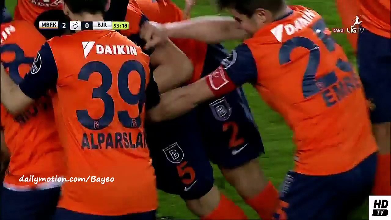 Mahmut Tekdemir GoaL HD -Basaksehir 2-0 Besiktas - 14-02-2016