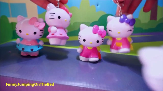 Five Little Hello Kitty Jumping On The Bed for Children | Nursery Rhymes | Kid songs