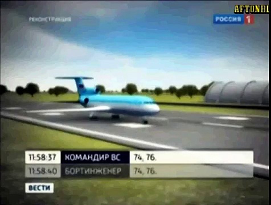 Lokomotiv Yaroslavl Crash - Audio recording from black box