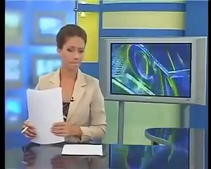 Диктор опозорилась в прямом эфире)) Казусы на работе