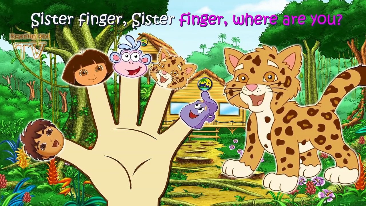 Dora the Explorer Finger Family Nursery Rhymes Lyrics and More video