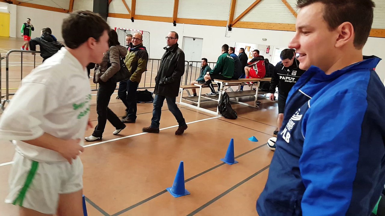 Echauffement tournoi Cellieu 2016