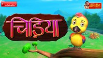 chu chu karti aayi chidiya Hindi Rhymes for Children