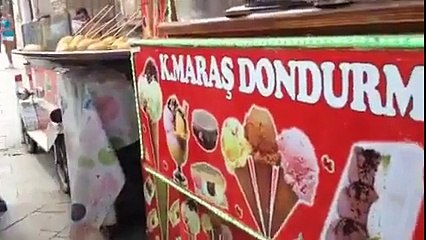 Wanna ice cream? Catch from me! LOL