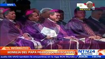 CUBRIMIENTO NTN24 | Que México sea una tierra donde no haya necesidad de emigrar: papa Francisco desde Ecatepec