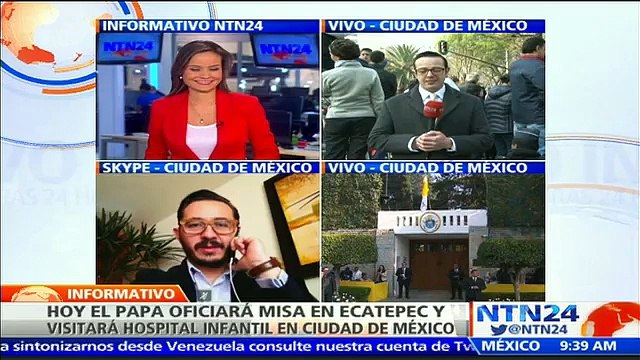 Se espera que en Ecatepec el Papa también entregue un mensaje de pacificación: periodista mexicano a NTN24