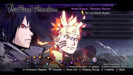 Naruto Shippuden Ultimate Ninja Storm 4 {PS4} part 25 — Wind Rages, Thunder Races