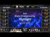 [게임코치] 2015 롤드컵 8강 하이라이트 KT vs KOO #4 (LoL World Championship 2015 Highlight, Quarterfinals)