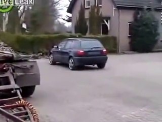 Fastest way to remove an engine from Volkswagen Golf III Car!