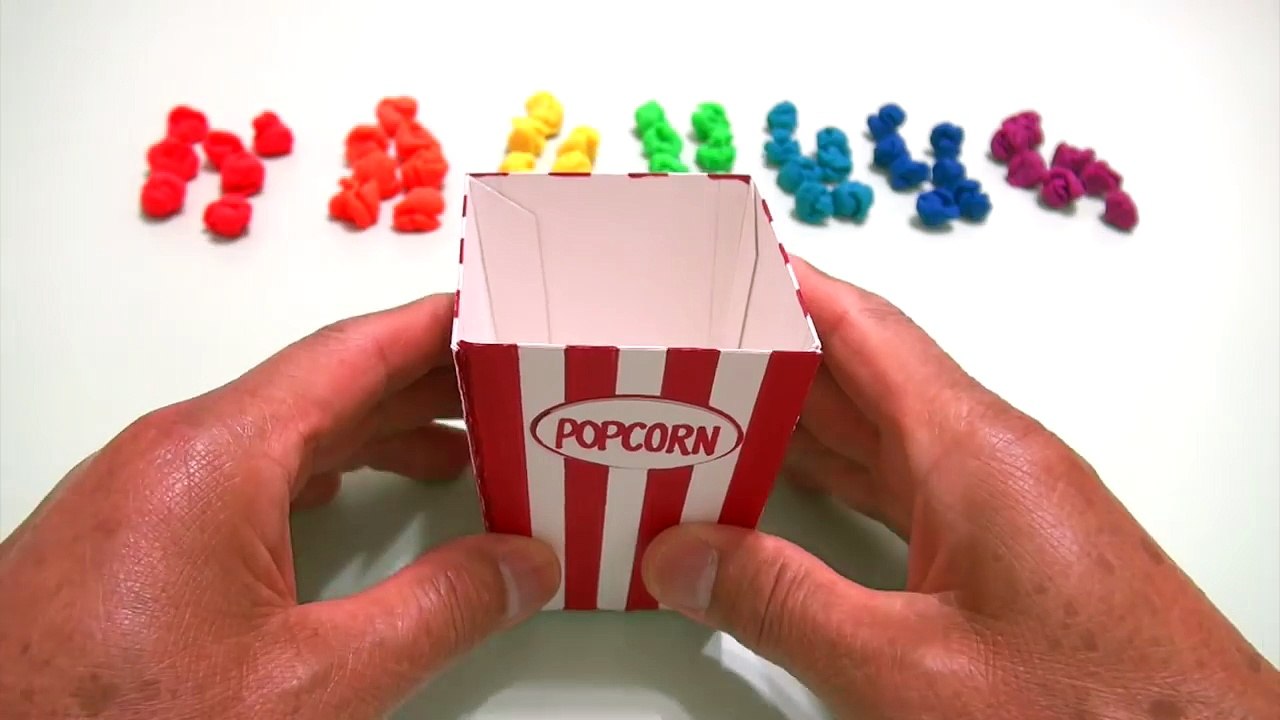 Play Doh Rainbow Popcorn Snack Super Easy by Tiger Tomato