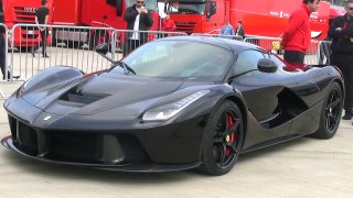 BLACK Ferrari Laferrari DOWNSHIFT & SOUNDS!!!