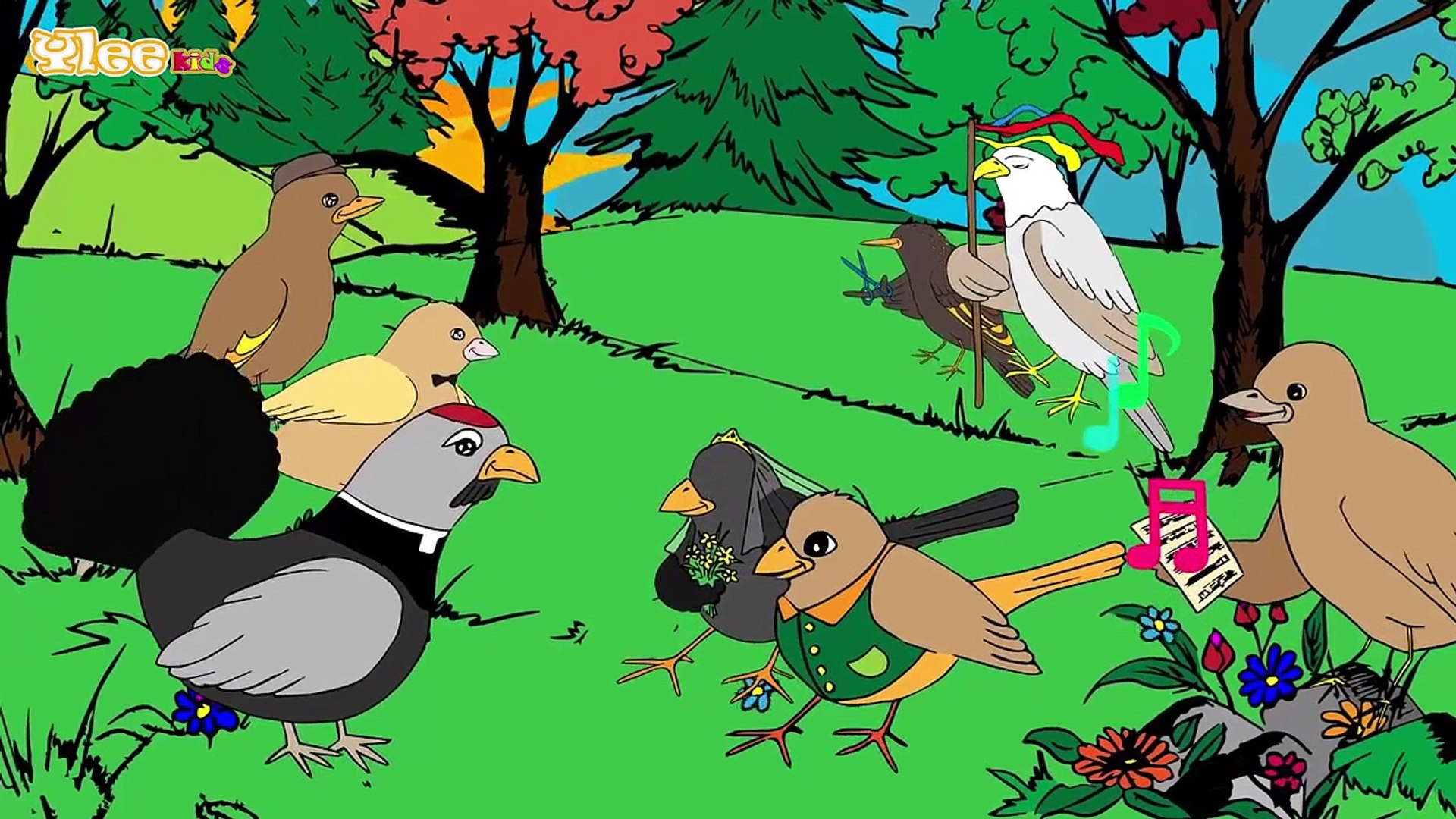 Ein Vogel Wollte Hochzeit Halten Traditionelles Kinderlied Yleekids Deutsch Dailymotion Video 