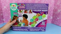 CANDY MAKER Lollipops Maker Sweet Treats Machine with Frozen Barbie Dolls & Spiderman DisneyCarToys