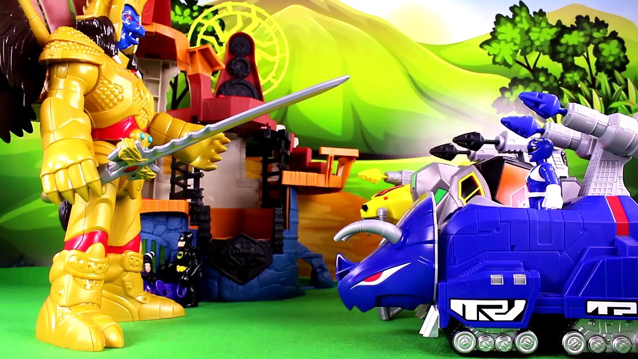 Imaginext Mighty Morphin POWER RANGERS Goldar & Rita Repulsa Battle Imaginext Batman Robin