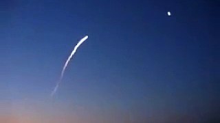 OVNI no Japão , míssil lançado em suposto ovni