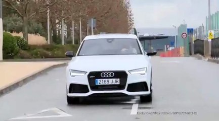 Karim Benzema a punto de protagonizar un accidente en Valdebebas