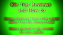 Review Steelseries Sensei RAW Limited Edition Frost Blue Laser Pro Gaming Mouse Starcraft