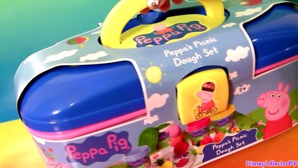 Peppa Pig Picnic Play Dough Activity Case Using PlayDoh Mummy Pig