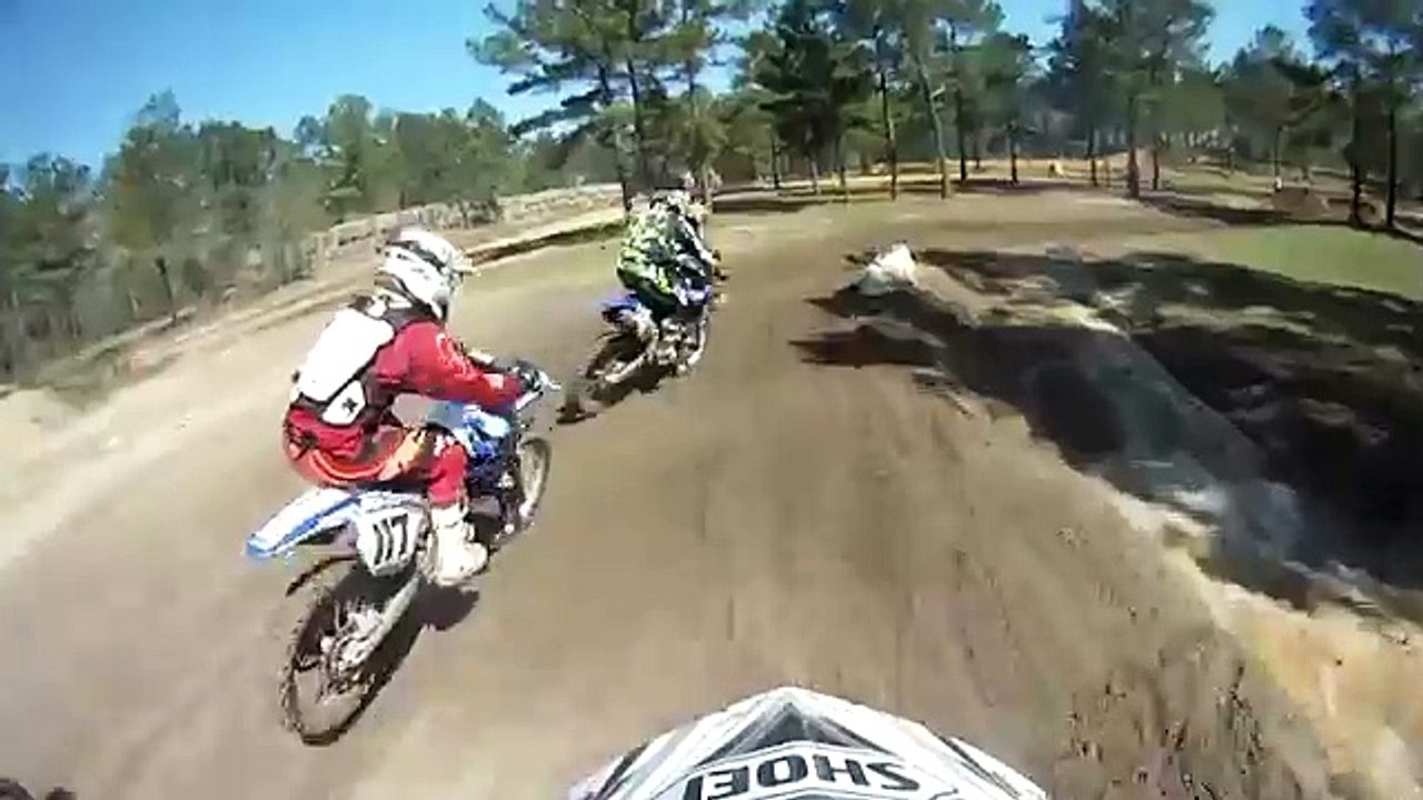 Motorcross Race Crash - Bunk Bikes