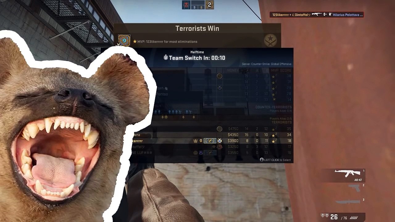CS GO - БАТЯ НАЖРАЛСЯ !