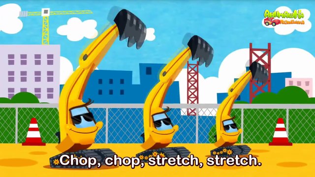 Машинки. Мультики про машинки. Рабочие машины - Экскаватор. Бульдозер. Бетономешалка. Самосвал.