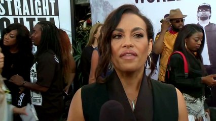 Straight Outta Compton Tomica Woods Wright Red Carpet Premiere Interview
