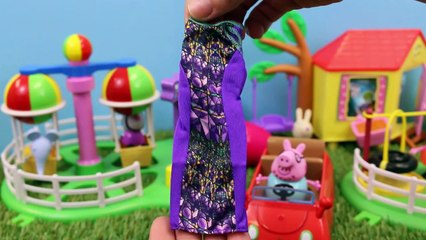 Peppa Pig Surprise Eggs Toys with Disney Frozen Elsa and Mickey Mouse Opening Shopkins